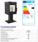 Preview: *EEK A - Kaminofen Kratki KOZA K5 SN mit Standfuß - 7 kW