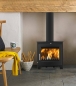 Preview: EEK A Kleiner Kaminofen K05, externe Zuluft, Holz&Kohle + dauerbrandf. – 4,6/6,2 kW