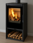 Preview: EEK A+ Kaminofen OSLO schwarz mit Designglas - 5,6 kW