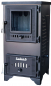 Preview: EEK A - Werkstattofen Kaminofen S102D mit Herdplatte und Gusseisen - 9,65kW