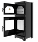Preview: EEK A+ Kaminofen mit Backfach HITZE LYNX O - 6,5 kW