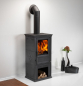 Preview: EEK A+ Kaminofen mit Kochfach Globe Fire Luna I - 6kW