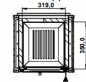Preview: EEK A+ Kaminofen mit Backfach Pella SG Metall grau - 5,4kW