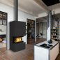 Preview: Kaminbausatz EASY STONE BOX Kratki NBC 7 - INDIAN BLACK 7KW