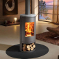 Preview: EEK A Runder Kaminofen Panadero Sydney EcoDesign - 6,3 kW
