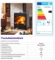 Preview: EEK A Kaminofen Panadero Oslo EcoDesign mit Herdplatte - 8,0 kW