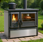 Preview: Outdoor-Küchenofen Gartenherd Holzherd Modell Forno - Edelstahl - 6 kW