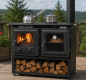Preview: Outdoor-Dauerbrandherd Gartenkamin Holzherd S108
