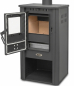 Preview: EEK A Kaminofen Atene S 4.0 grau mit 7,5 kW