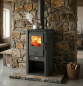 Preview: EEK A Kaminofen Atene S 4.0 grau mit 7,5 kW