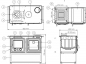 Preview: Outdoor-Dauerbrandherd Gartenkamin Holzherd S108