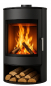 Preview: EEK A Ovaler Premium-Kaminofen Modell CN2 - XXL-Sichtglas mit 6,1 kW