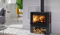 Preview: EEK A 3-Scheiben Kaminofen Panadero TOSCANE TRIVISION, - 5,9 kW ext. Zuluft