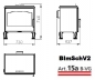 Preview: EEK A+ Kaminofen Panadero Provence EcoDesign mit Herdplatte (Kochstelle) - 9,8kW