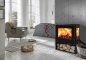 Preview: EEK A Kaminofen Panadero JAVA TRIVISION mit 3 Scheiben - 5,9 kW, raumluftunabh.
