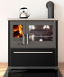 Preview: EEK A+ Küchenofen Holzherd Plamen 850 schwarz, rechte Version - 8 kW Dauerbrandherd