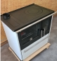 Preview: EEK A+ Küchenofen Holzherd Plamen 850 weiß, linke Version - 8 kW Dauerbrandherd