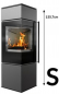 Preview: *Eck-Kaminofen Kratki REN/S/L links Ø 150 - 7 kW