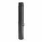 Preview: 150 mm - Rauchrohr mit Drosselklappe 1000 mm in Gussgrau