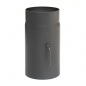 Preview: 120 mm - Rauchrohr mit Drosselklappe 250 mm in Gussgrau