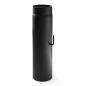 Preview: 200 mm - Rauchrohr mit Drosselklappe 500 mm in Schwarz