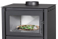 Preview: EEK A+ Kaminofen Victoria Regina F mit Backfach + ext. Zuluft - 8,65 kW