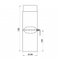 Preview: 160 mm - Rauchrohr mit Drosselklappe 500 mm in Gussgrau