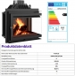 Preview: *EEK A - Eck-Kamineinsatz Kratki SIMPLE M/S 8 rechts BS - 8kW + BIMSCHV II