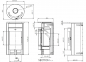 Preview: EEK A+ Runder Premium-Kaminofen TORONTO R, gussgrau - 6,3 kW