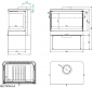 Preview: EEK A+ 3seitiger Kaminofen DORAKO STO M 14 3F ECODESIGN - 8,5 kW