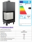 Preview: *EEK A Wasserführender Eck-Kamineinsatz Kratki MBZ 13 links mit Klapptür - 13kW