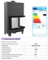 Preview: *EEK A+ Wasserführender Eck-Kamineinsatz Kratki MBA PW 17 rechts BS mit Klapptür - 17kW