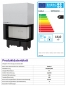 Preview: A+ ECK-Kamineinsatz Kratki VNP/810/410 rechts mit Schiebetür - 14 kW
