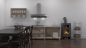 Preview: EEK A Kaminofen mit Backfach Victoria Deluxe F schwarz– 11kW