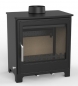 Preview: EEK A Kleiner Kaminofen Z08, externe Zuluft, Holz&Kohle + dauerbrandf. – 8 kW