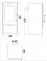 Preview: EEK A Kaminofen Panadero Zahara EcoDesign - 6,3 kW