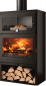 Preview: EEK A+ Kaminofen mit Backfach Panadero ZAMORA - 7,1kW