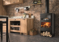 Preview: EEK A+ Kaminofen mit Backfach Panadero ZAMORA - 7,1kW