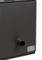 Preview: EEK A Kaminofen Granada schwarz, ext. Zuluft - 6,8 kW