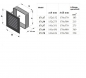 Preview: Luftgitter, Lamellen feststehend, 17x49cm, graphit