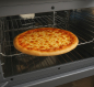 Preview: EEK A+ Kaminofen Firenza mit Edelstahlbackfach, gussgrau - 7,4kW
