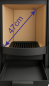 Preview: EEK A Ovaler Premium-Kaminofen Modell CN2 - XXL-Sichtglas mit 6,1 kW