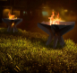 Preview: Feuerschale FLORA Outdoor Design-Feuerschale modern Feuerkorb Lagerfeuer