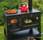 Preview: XL Pizza-/Brotbackofen "Elise XL" Gartenküche Holzbackofen Outdoor-Herd Gartenfeuer