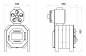 Preview: EEK A+ Warmluftofen Werkstattofen FALCO ECO 12 kW mit Ventilator