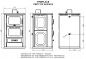 Preview: EEK A Wasserführender Kaminofen mit Backfach Prity FGW15, graphite - 19,8 kW
