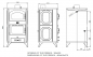 Preview: EEK A Wasserführender Kaminofen mit Backfach Prity FG W18R, rot - 23,4 kW