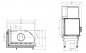 Preview: EEK A+ - Eck-Kamineinsatz HITZE Albero AL14L.H DECO mit Seitenglas links -14kW