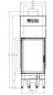Preview: EEK A+ - Kamineinsatz HITZE Albero AL14S.V DECO extra hohe Sichtscheibe -14kW