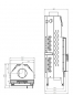 Preview: EEK A+ - Kamineinsatz HITZE Albero AL14S.V DECO extra hohe Sichtscheibe -14kW